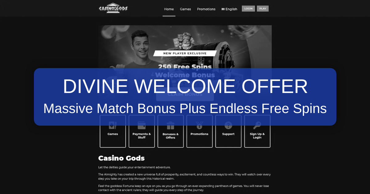 Gods Casino - Official Site for UK Players